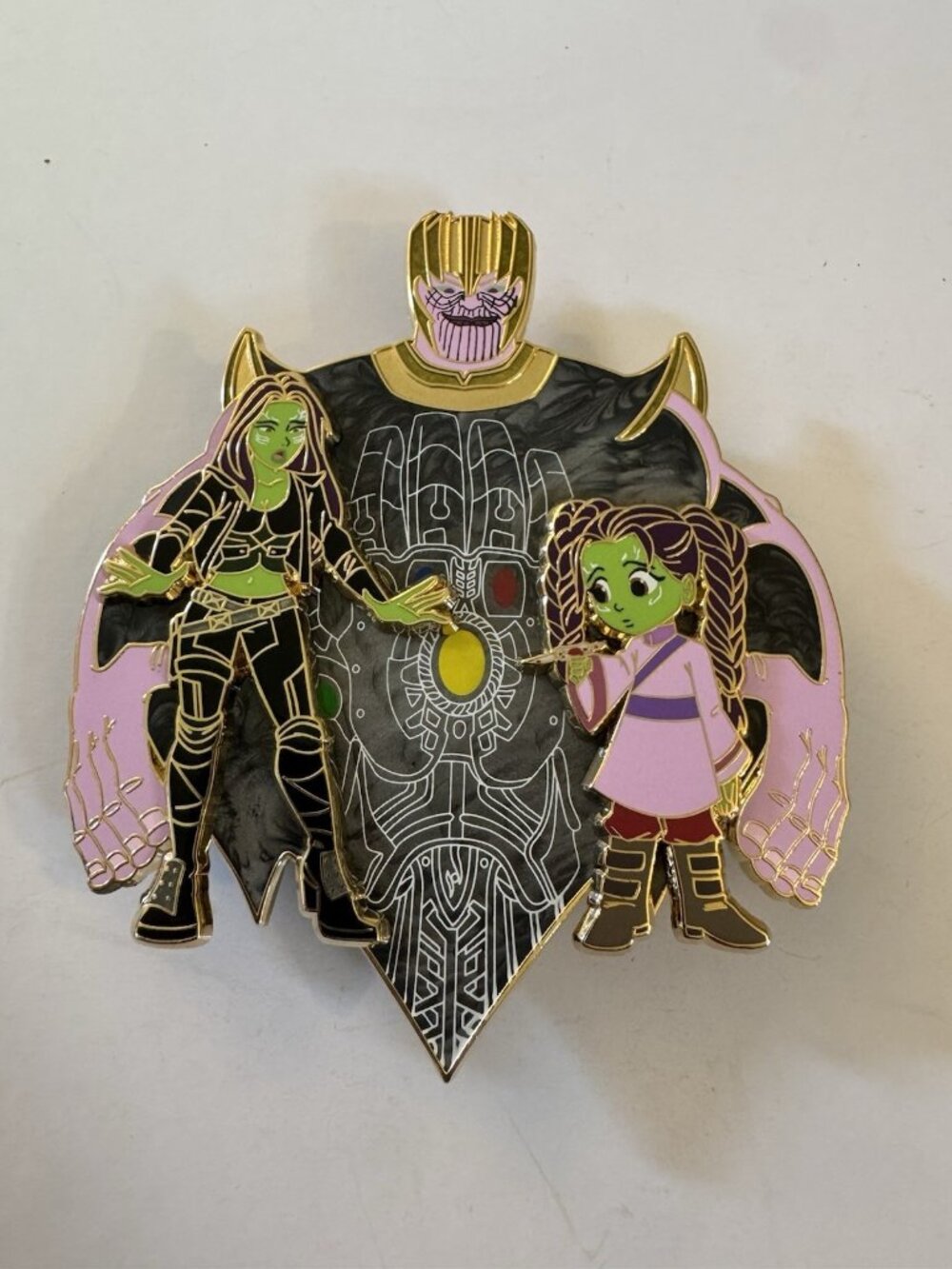 Disney Gamora Thanos Guardians of the Galaxy Marvel Fantasy Pin LE 50 B57